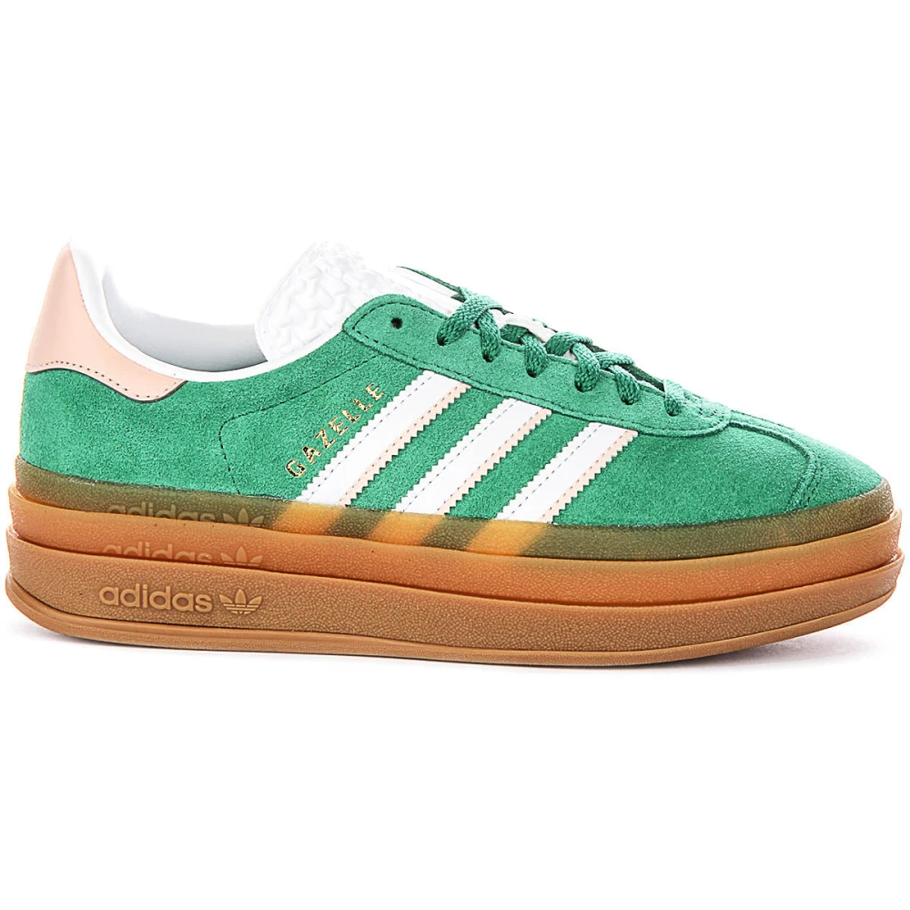 Adidas Unisex Green Gazelle Bold J - Skateboarding - 2 Uk - Sport