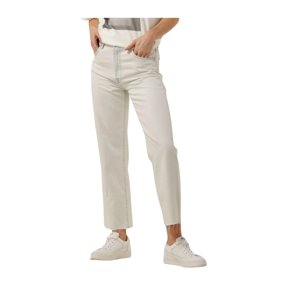 7 For All Mankind Cropped Jeans Dames White Dames