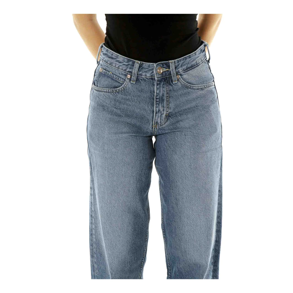 Lee Klassieke Loose Fit Denim Jeans Blue Dames