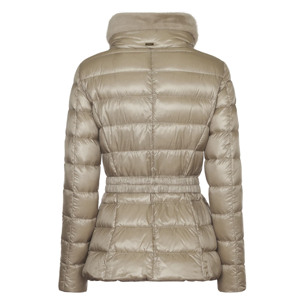 Herno Stijlvolle Jassen voor Alle Seizoenen Beige Dames