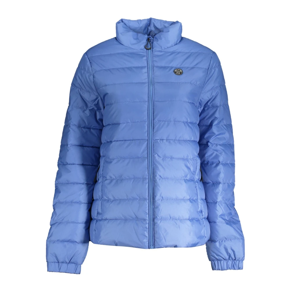 North Sails Blue Winter Jackets, Female, S, Long Sleeve Jacket With Pockets