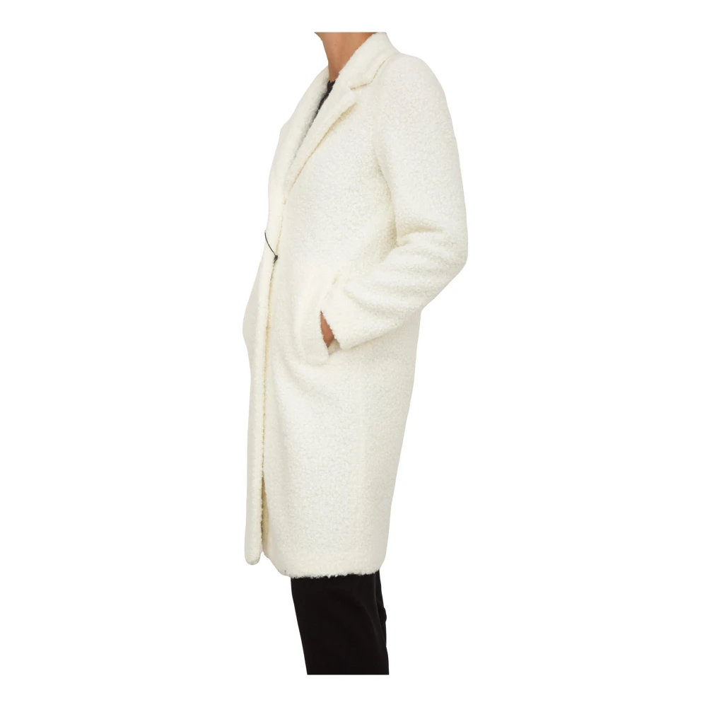 Marella Witte Jas Jersey Stijl White Dames