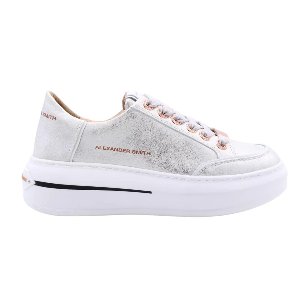 Alexander Smith Stijlvolle Sneaker voor Mannen en Vrouwen Dames Schoenen Grijs