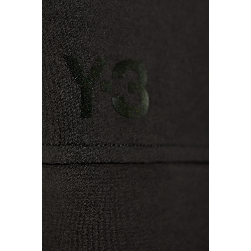 Y-3 T-shirt met logo Black Heren