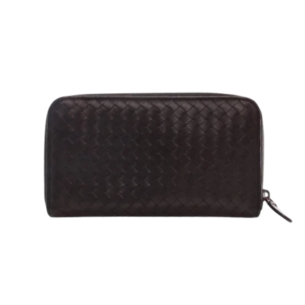 Bottega Veneta Vintage Pre-owned Leather wallets Brown Dames