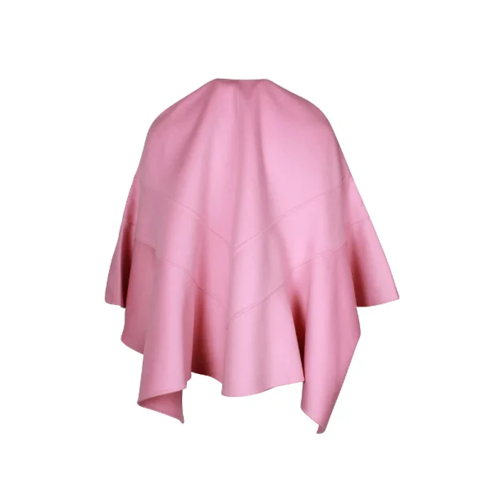 Valentino Vintage Pre-owned Wool outerwear Pink Dames