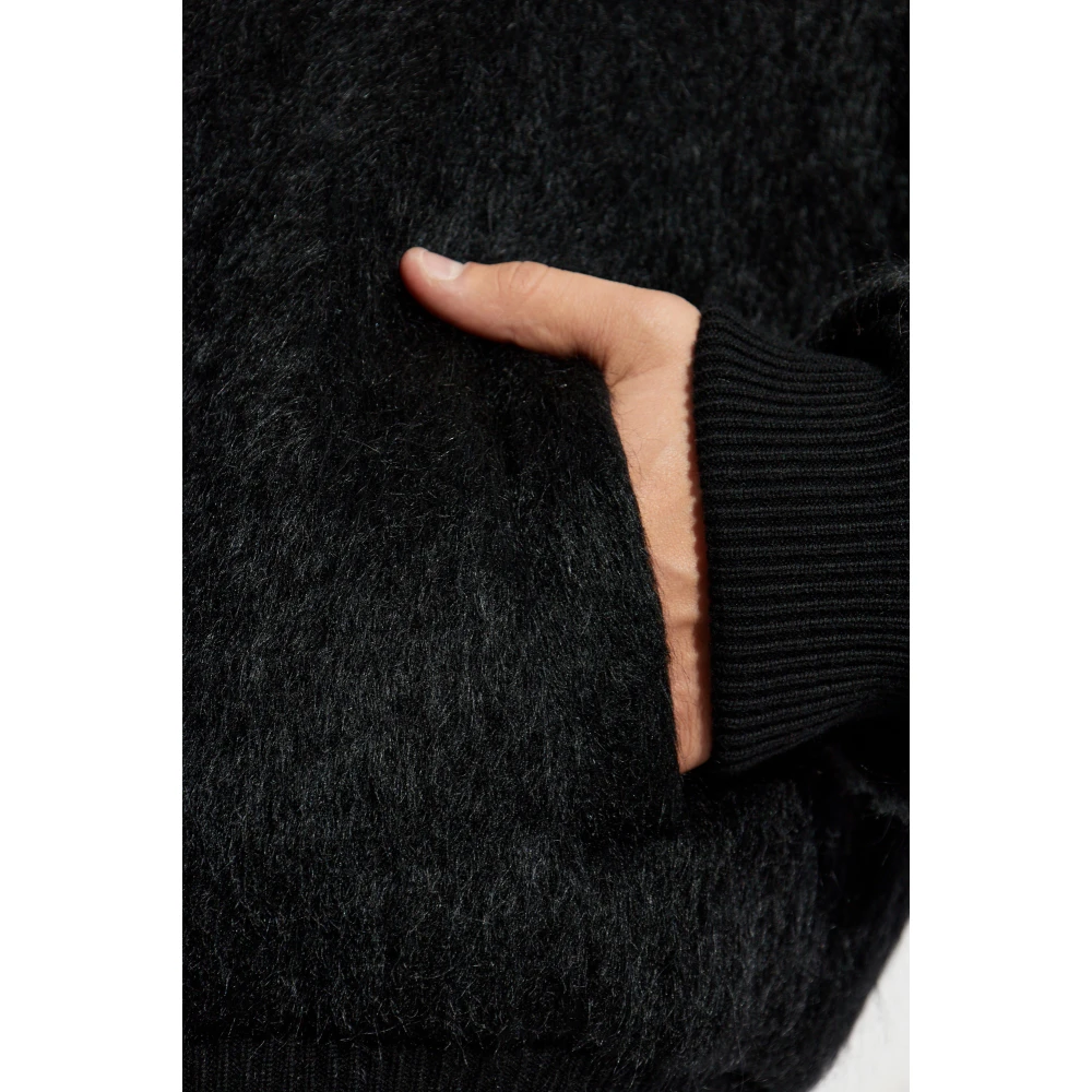 Dolce & Gabbana Jas met mohairafwerking Black Heren