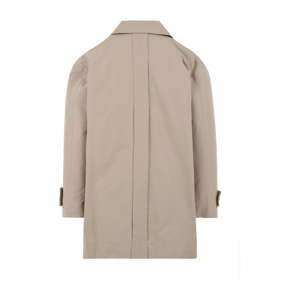 Aspesi Double-Breasted Coat Beige Dames
