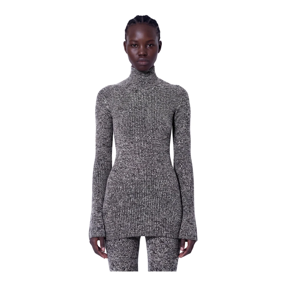 Sportmax Women's Brown Bouquet Wool Sweater - Woman Knitwear M - Image 3