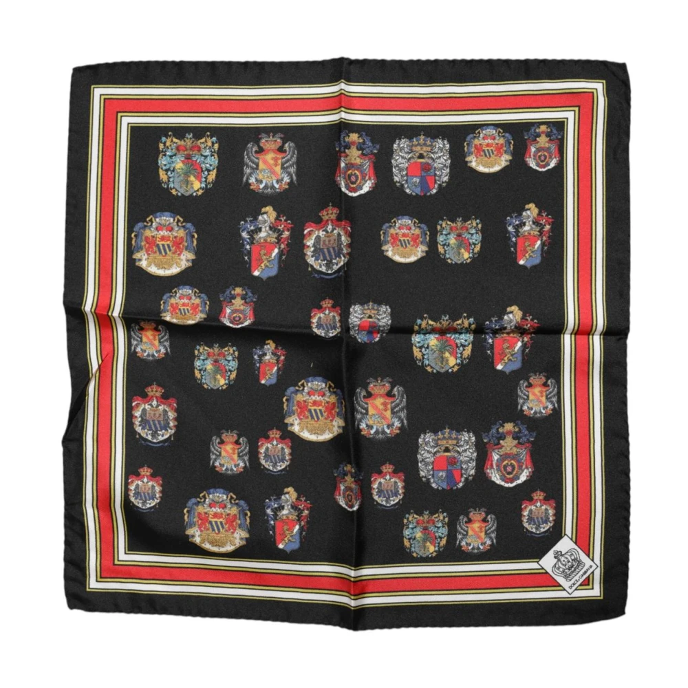 Dolce & Gabbana Men's Multicolor Silk Foulard Scarf