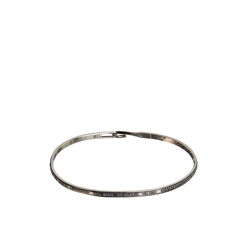 Werkstatt:Munchen Silver Armband Gray, Herr