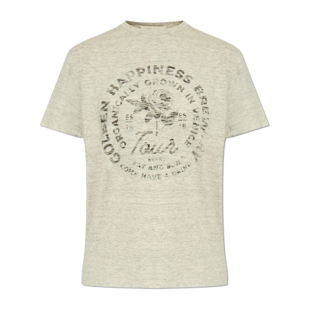 Golden Goose T-shirt met print Gray Dames