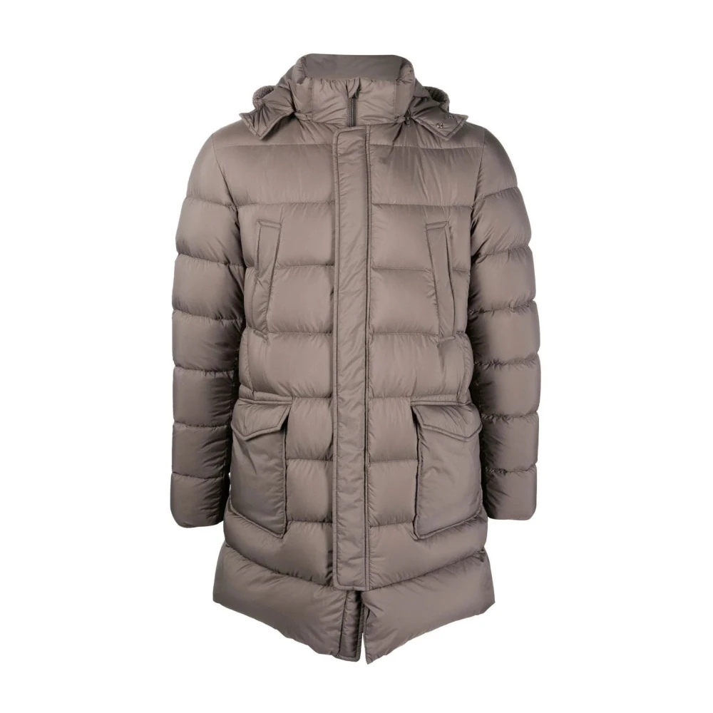 Herno Beige Puffer & Down Jacka Beige, Herr