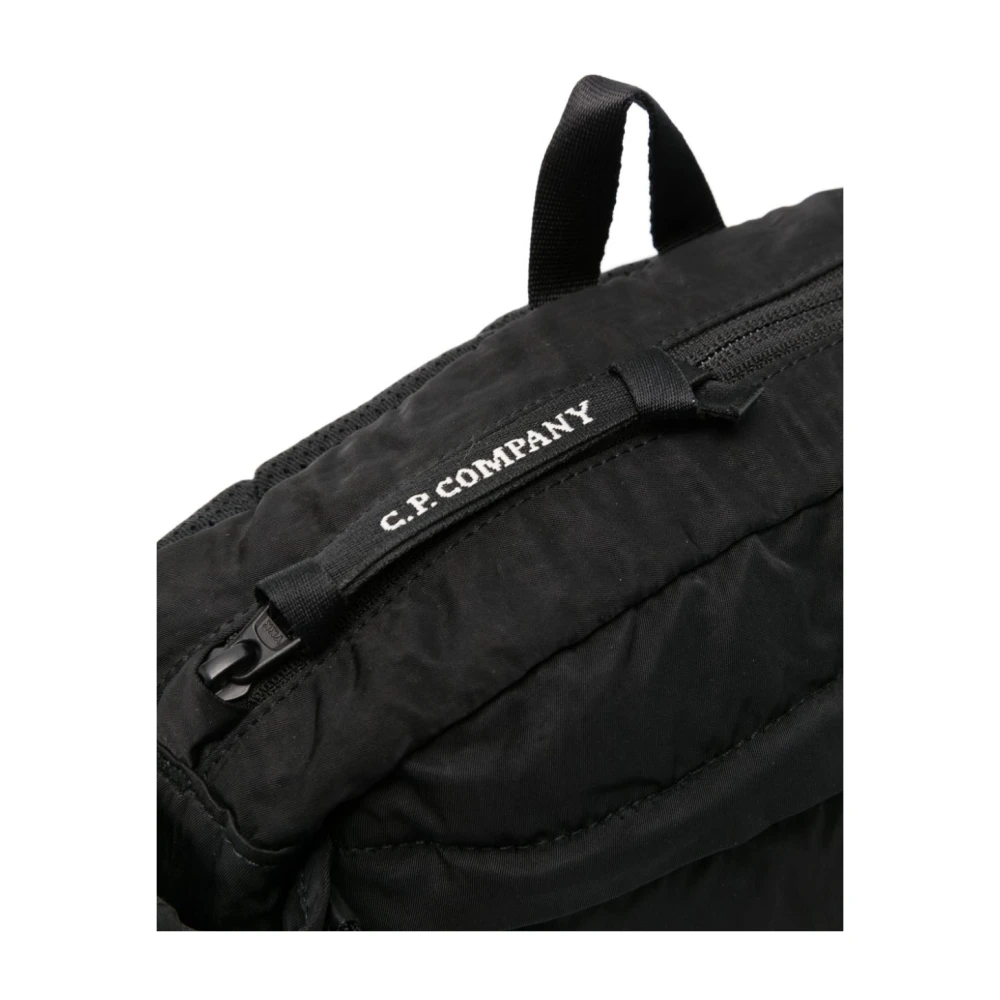 C.P. Company Zwarte Nylon Tas met Lens Detail Black Heren