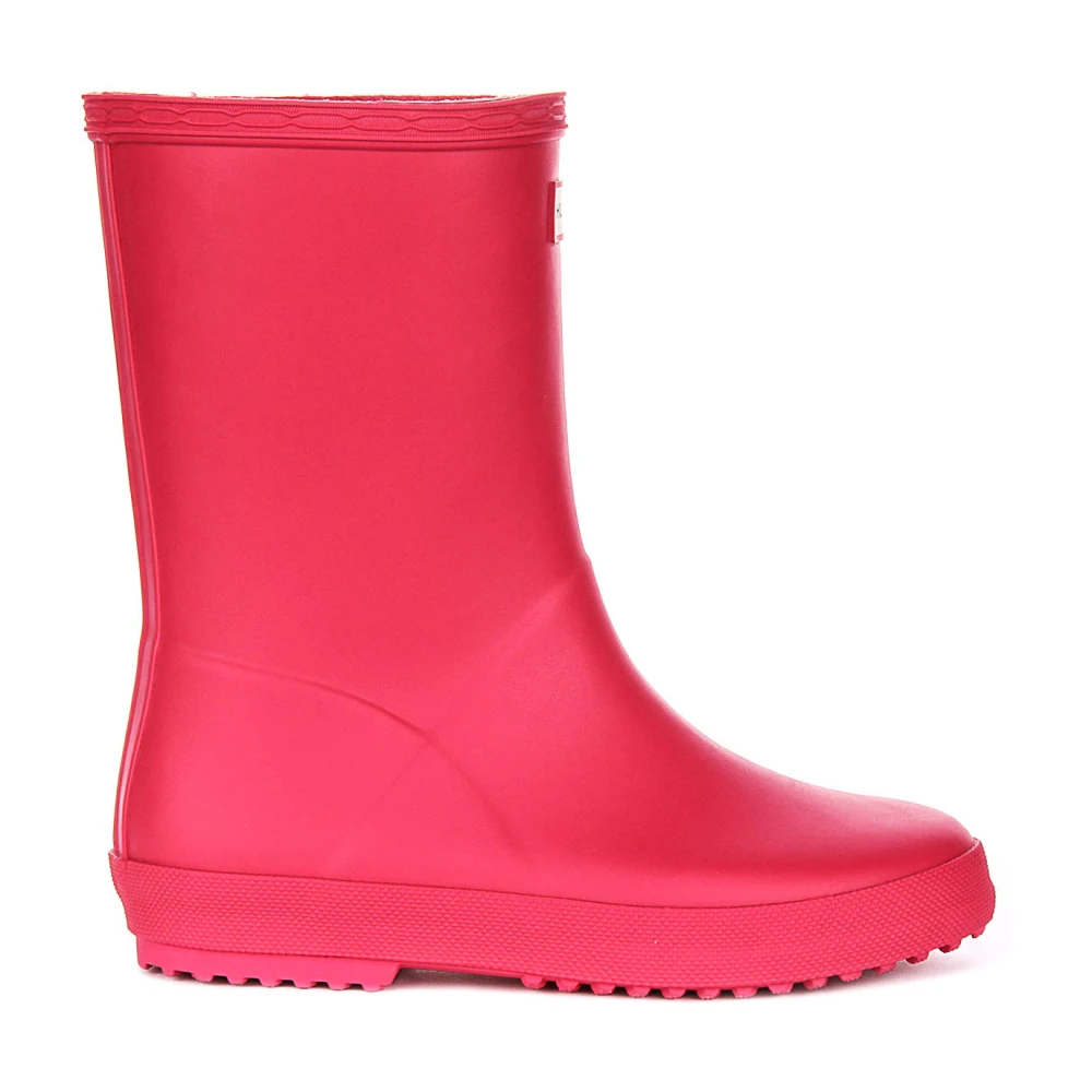 Hunter Unisex Kids Pink Kids First Handcrafted Boots
