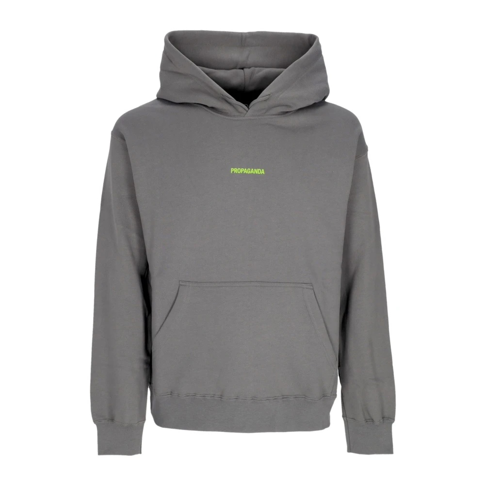 Propaganda Grijze Hoodie met Kangoeroezak Gray Heren