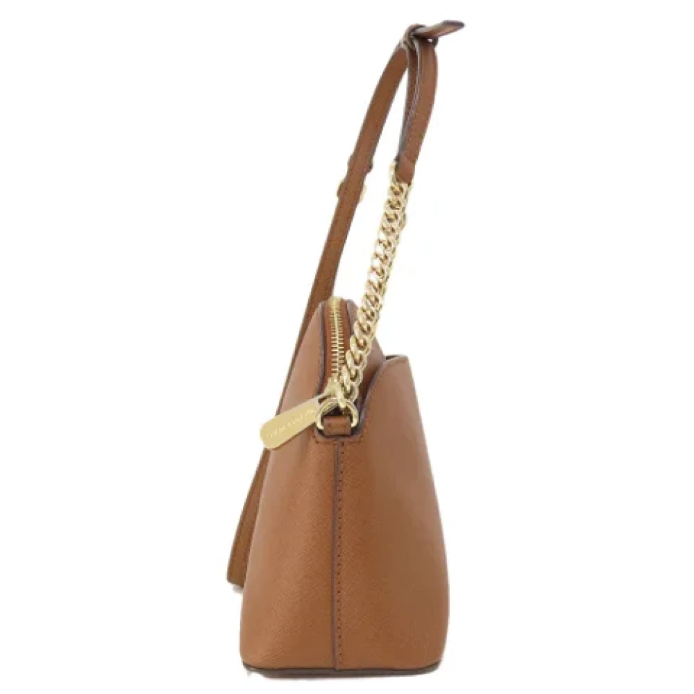 Michael Kors Pre-owned Leather shoulder-bags Brown Dames