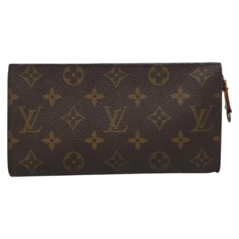 Louis Vuitton Vintage Pre-owned Canvas pouches Brown Dames