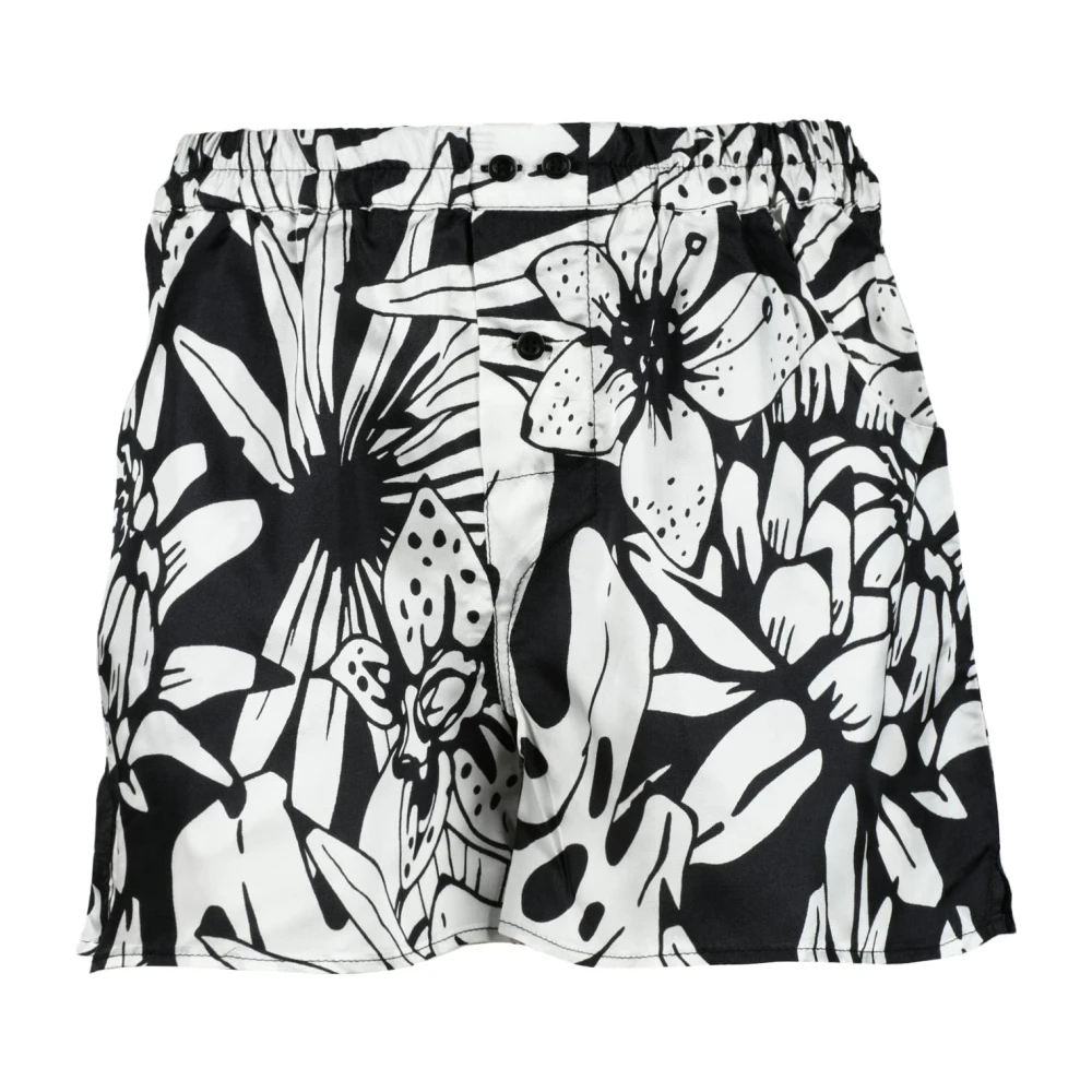 Laneus Viscose Casual Shorts Black Dames