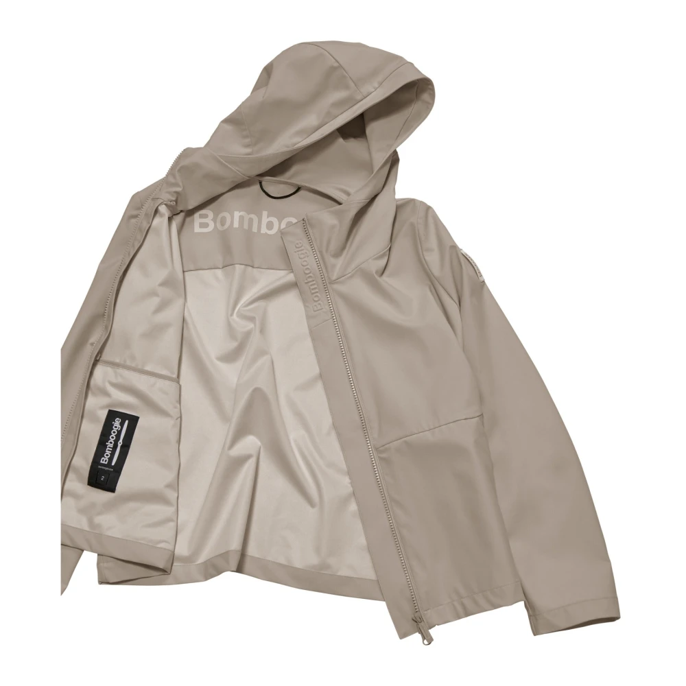 BomBoogie Niet-gevoerde regenjas Beige Dames