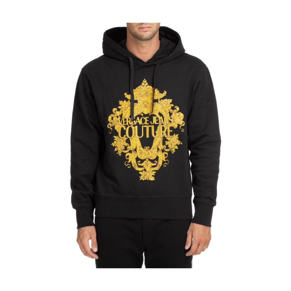 Versace Jeans Couture Klassieke Sweatshirt Black Heren