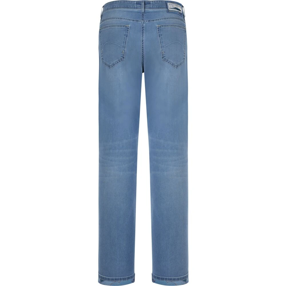 Vilebrequin Tropische schildpadden denim broek voor heren Blue Heren