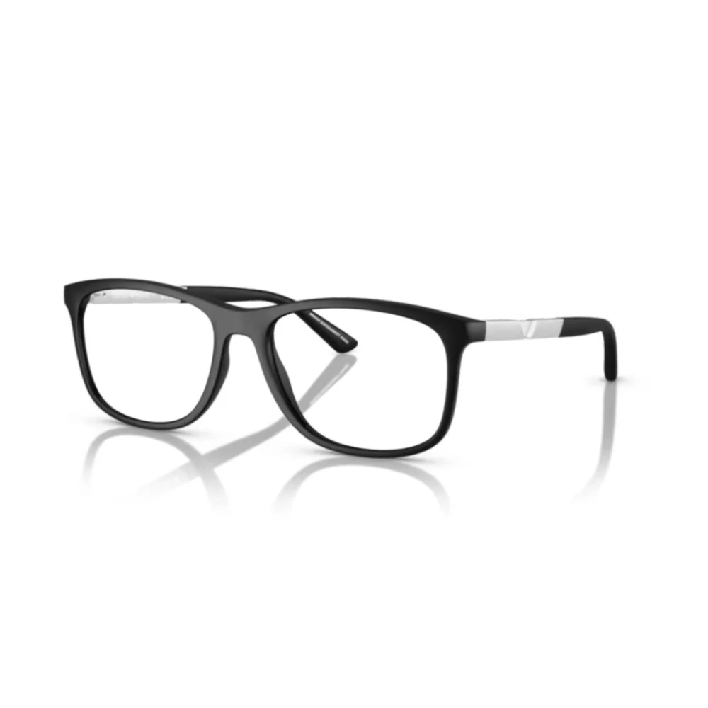 Emporio Armani Unisex Black Glasses, 55 Mm, Ea3247 Eyeglasses
