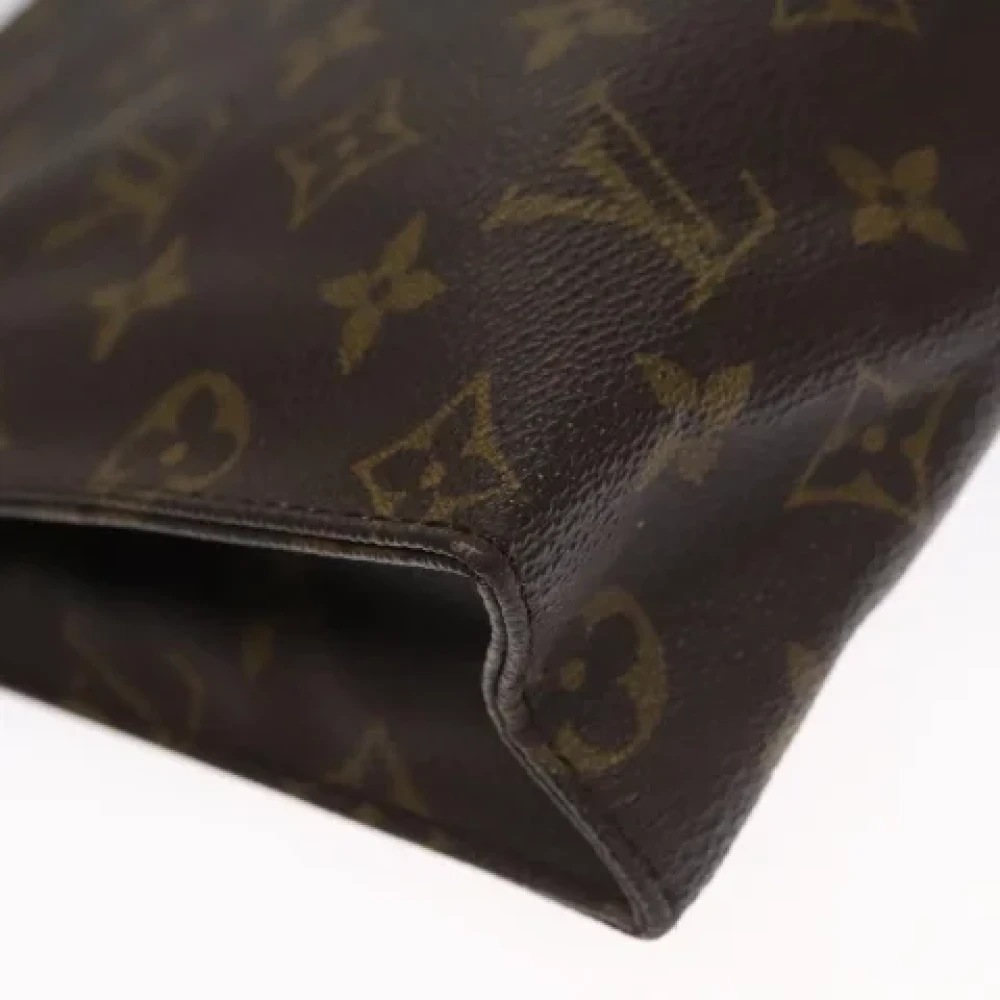 Louis Vuitton Vintage Pre-owned Canvas clutches Brown Dames
