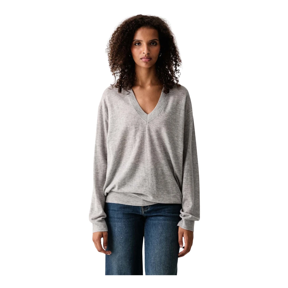 Zadig & Voltaire Donna Grigio - Maglione Swyny - Knitwear - L