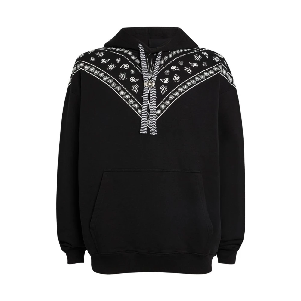 Marcelo Burlon Bandana Comfort Hoodie Zwart Wit Black Heren