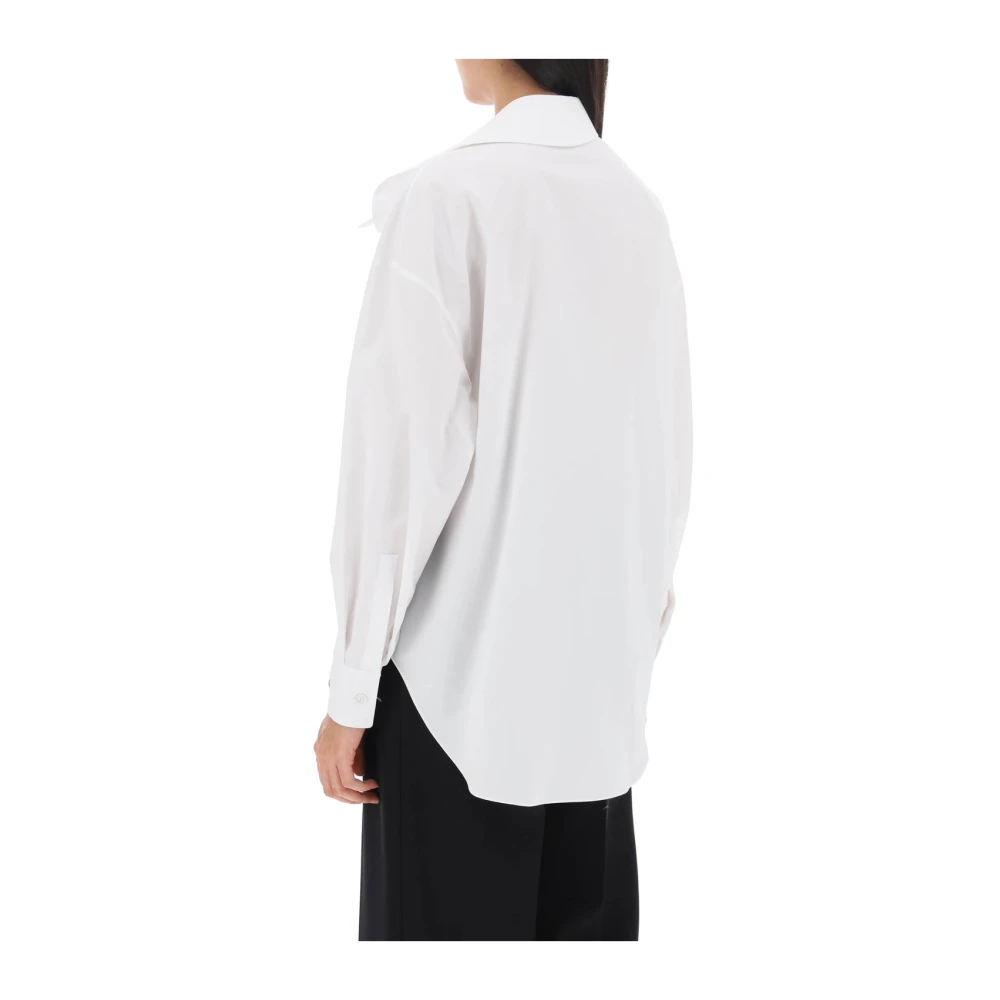 alexander mcqueen Klassieke Witte Overhemd White Dames