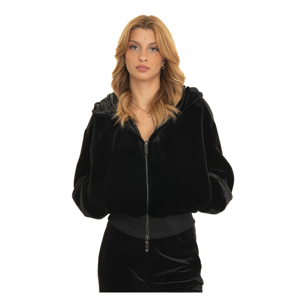 Emporio Armani Pufferjas voor Mannen Black Dames