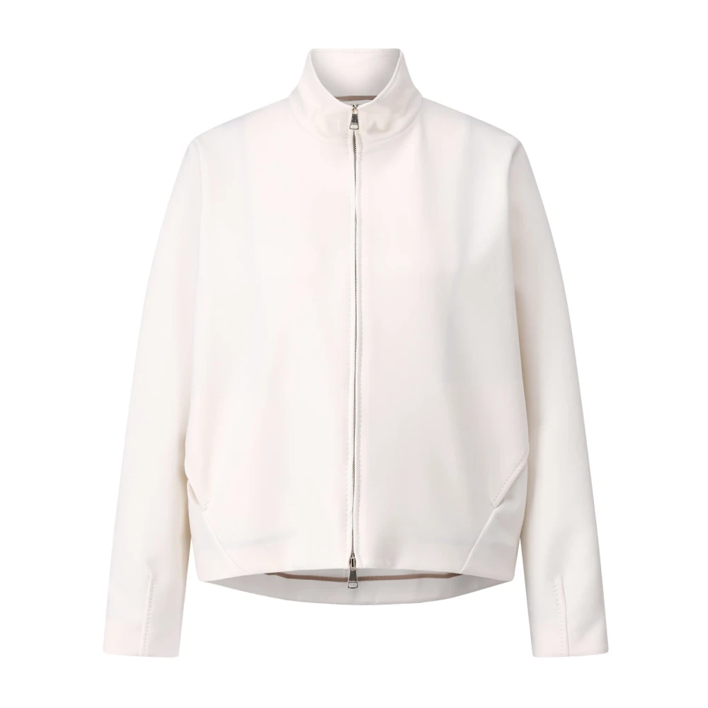 Max Mara Sportieve Sweatjacke Plava White Dames