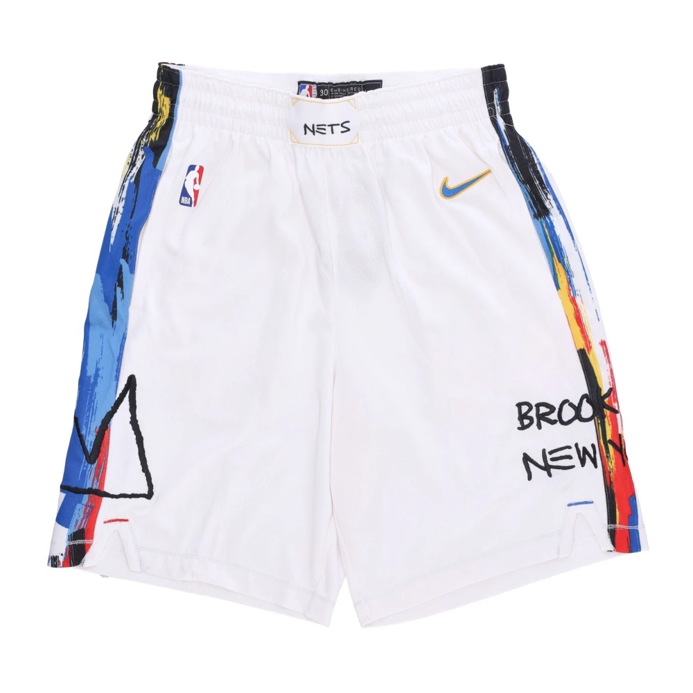 Nike NBA City Edition Swingman Shorts White Heren