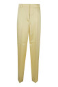 pantalon-satin-jaune-canari-coupe-decontractee