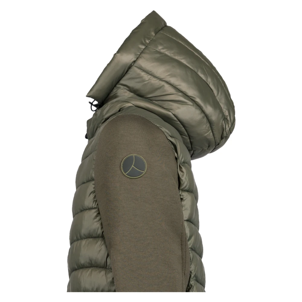 People of Shibuya Technische volledige ritssluiting hoodie jas Green Heren