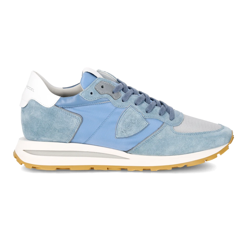 Philippe Model Uomo Blu Sneakers Tropez Haute Running