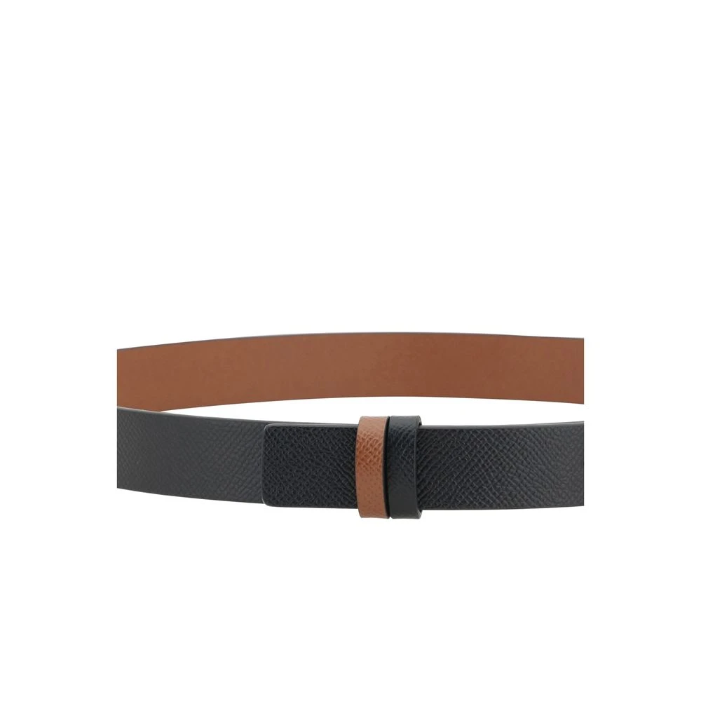 Salvatore Ferragamo Omkeerbare Leren Riem met Gancini Gesp Black Dames