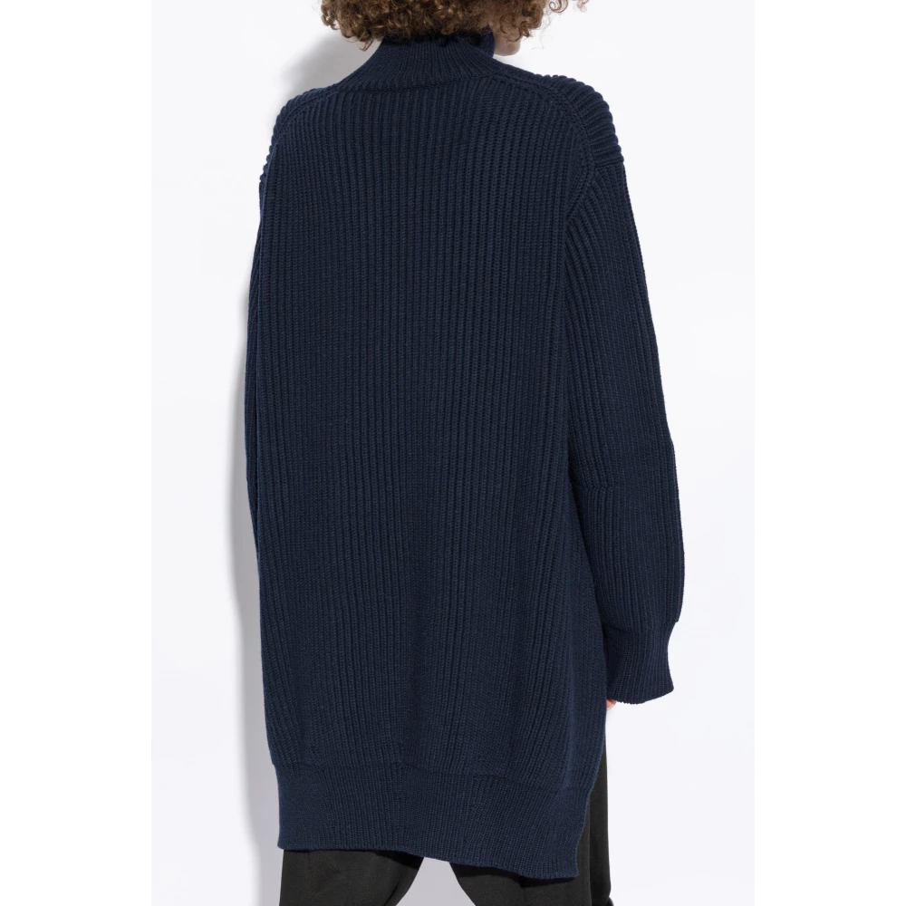 Jil Sander Wollen coltrui Blue Dames