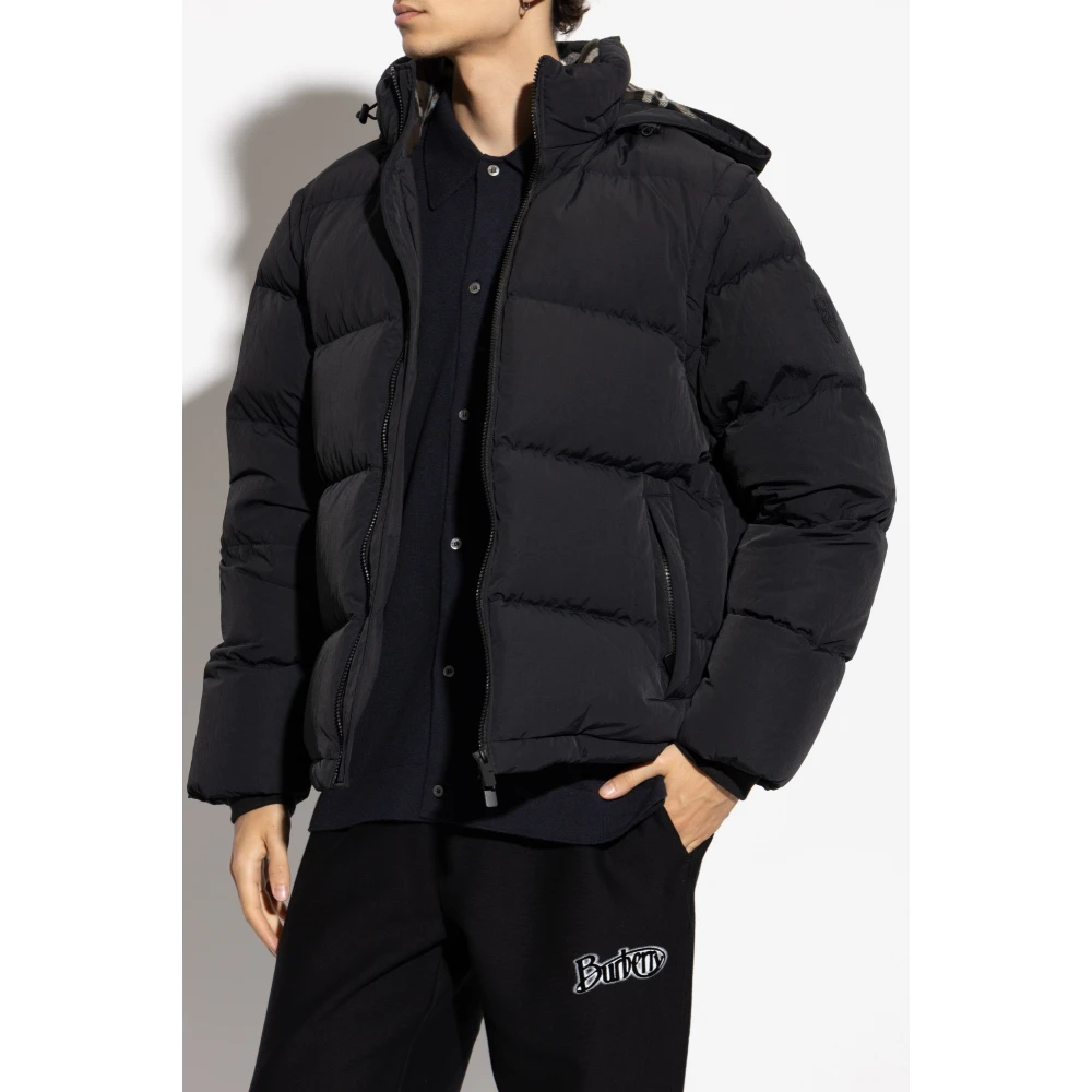 Burberry Donsjas met afneembare mouwen Black Heren