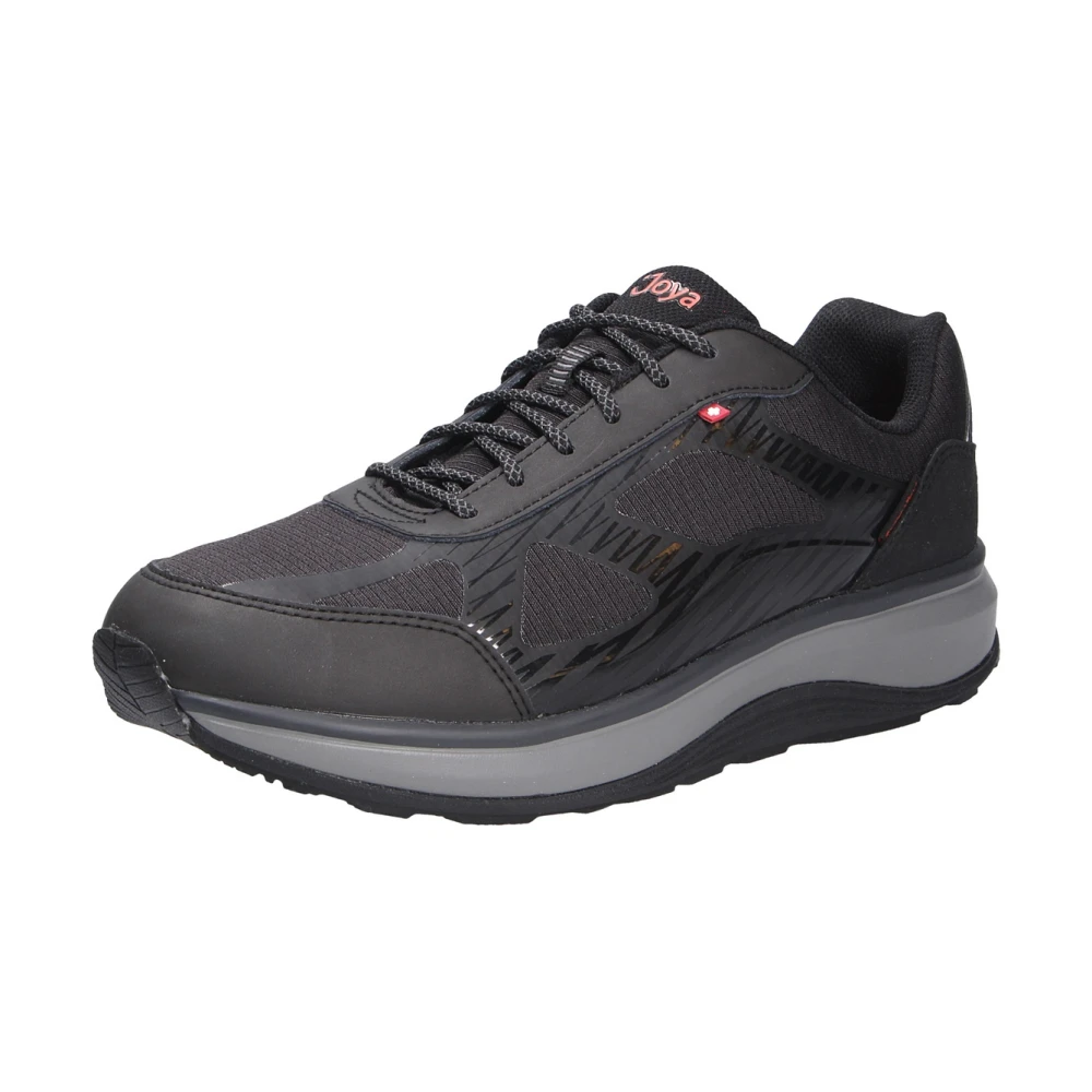 Joya Comfortabele Zwarte Veterschoen Heren Schoenen
