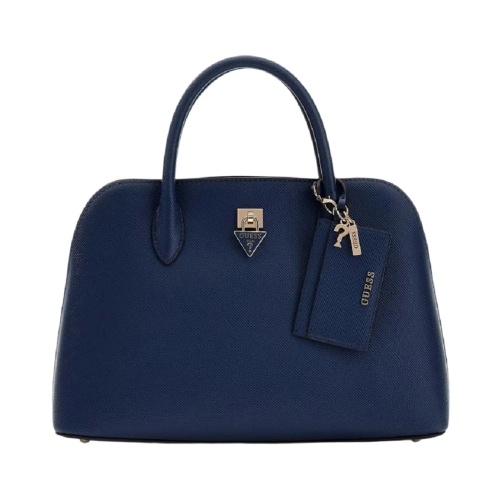 Guess Women's Blue Patsie Logo Handbag - Handbags - One Size - Bags