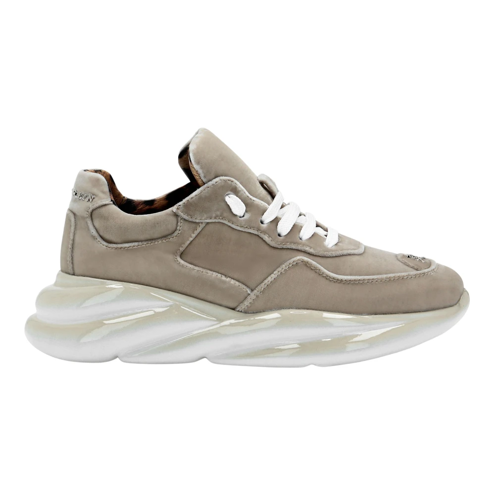 Philipp Plein Velvet Runner Dames Schoenen Beige