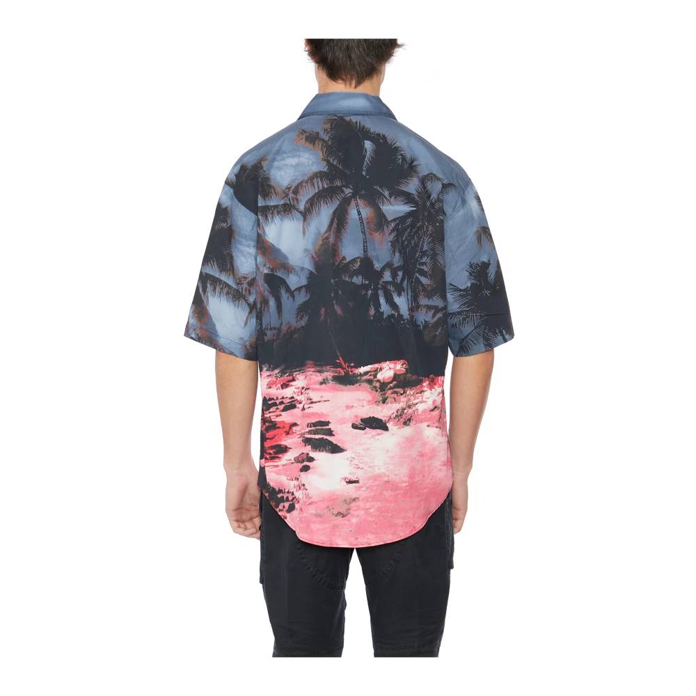 Dsquared2 Bedrukt Bowling Shirt Multicolor Heren