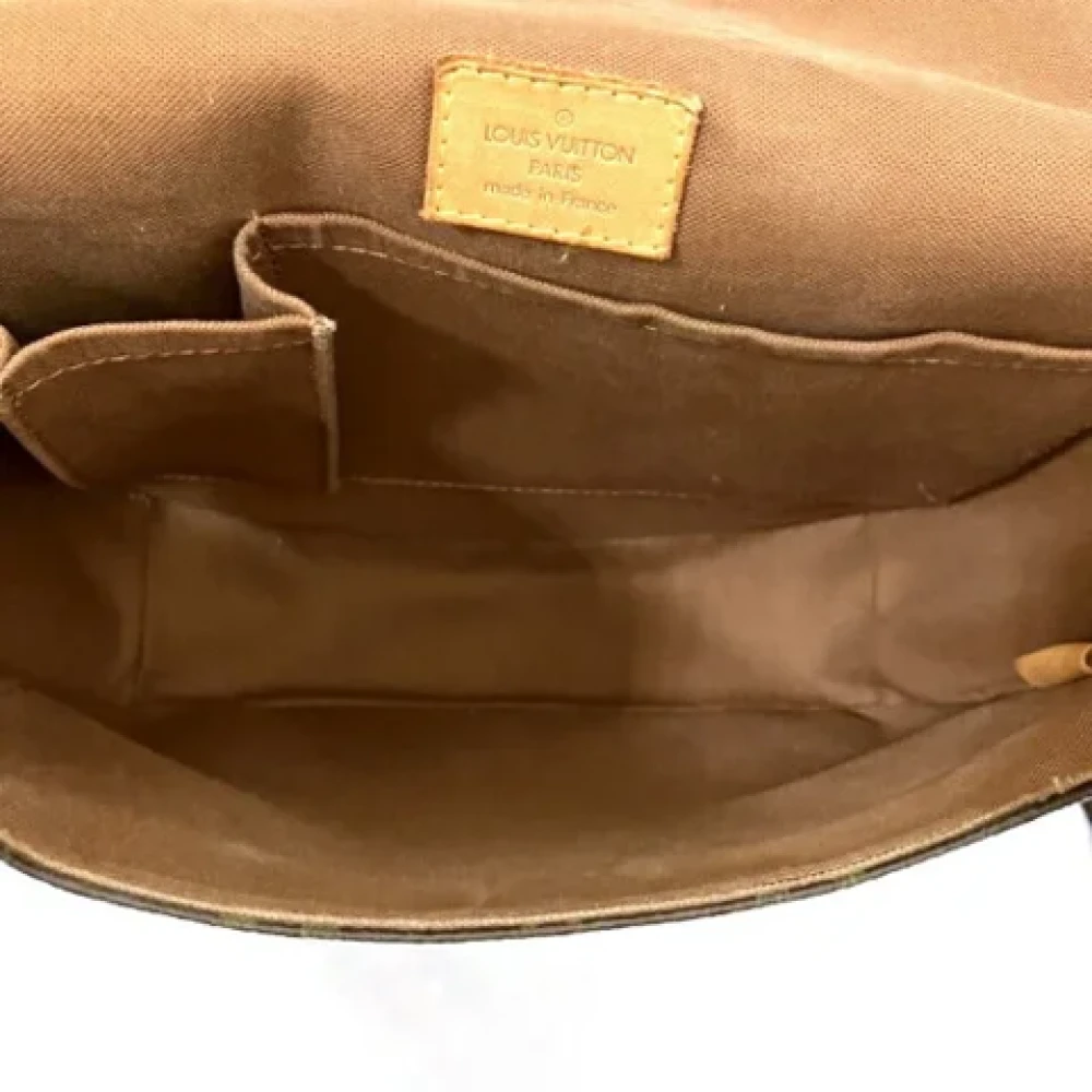 Louis Vuitton Vintage Pre-owned Canvas shoulder-bags Brown Dames
