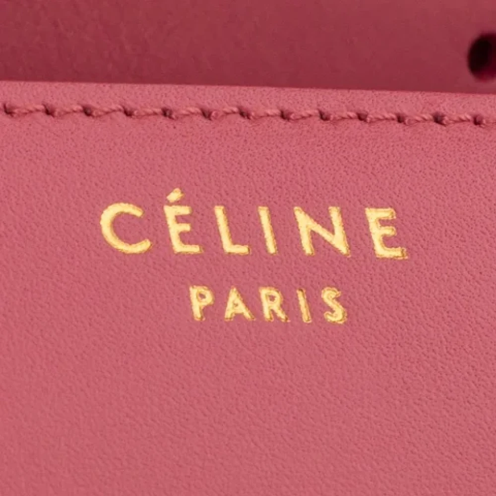 Celine Vintage Pre-owned Leather celine-bags Pink Dames