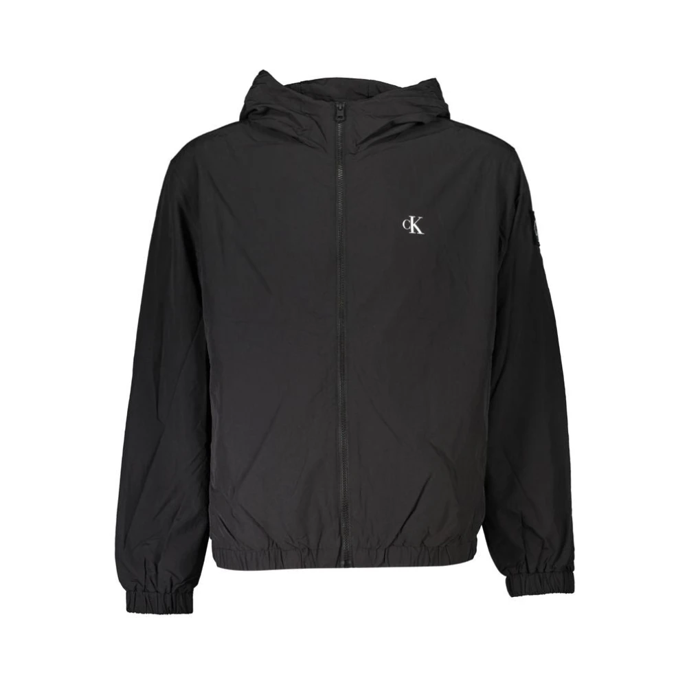Calvin Klein Sportieve hoodie met lange mouwen Black Heren