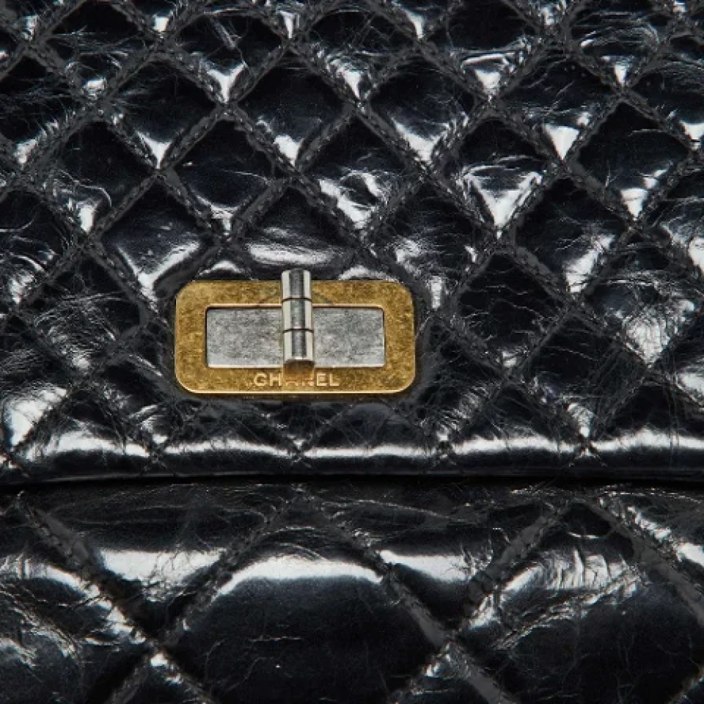 Chanel Vintage Pre-owned Leather chanel-bags Black Dames