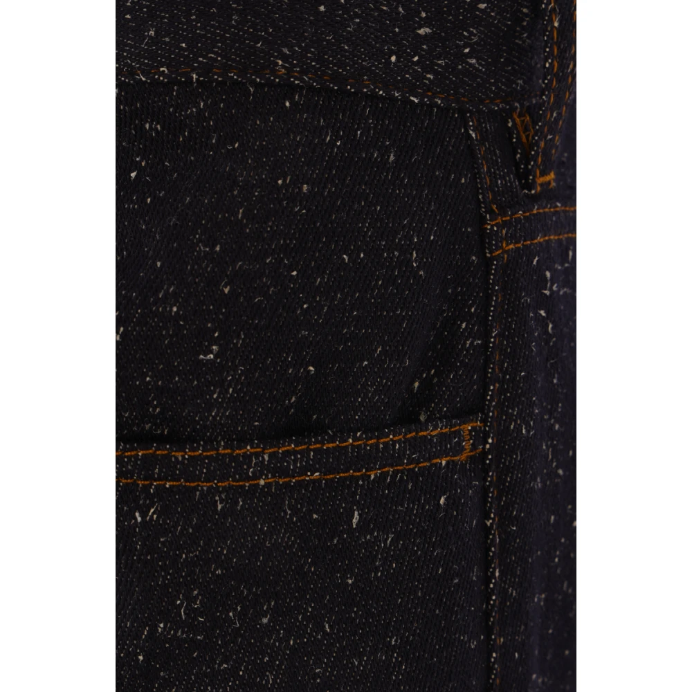 Burberry Indigo Denim Jeans met Metalen Details Blue Dames