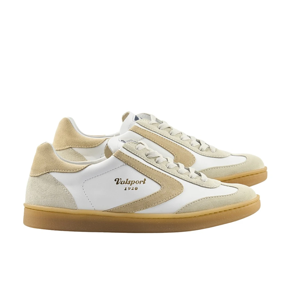 Valsport 1920 Witte Suède Leren Sneakers Heren Schoenen Veelkleurig Multicolor